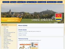Tablet Screenshot of dritec.cz